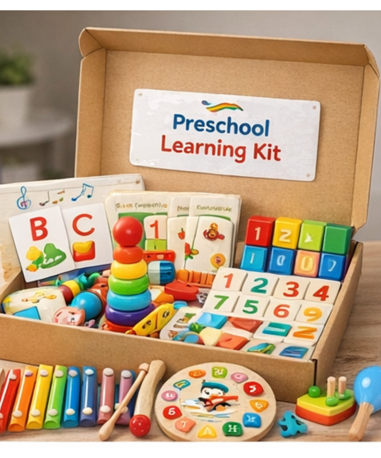 Preschool School-Readiness Learning Kit (Ages 3–5)